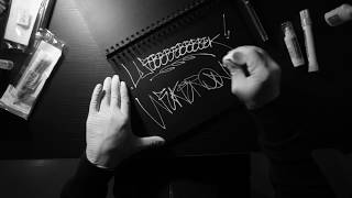 Graffiti hand styles tags blackbook [upl. by Korns]