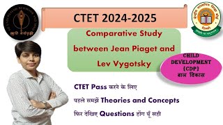 A comparative study between Jean piaget and lev Vygotsky  CTET amp All State TETs [upl. by Koziarz261]