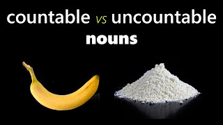 Countable nouns and uncountable nouns explained in SLOW EASY ENGLISH [upl. by Nimra]