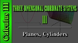 Calculus III Three Dimensional Coordinate Systems Level 3 of 10  Planes Cylinder [upl. by Terrena145]