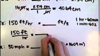 Physics Unit Conversion Review [upl. by Eirahs]