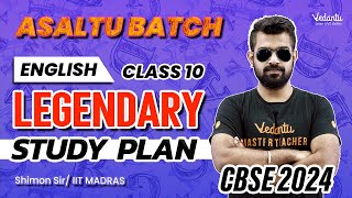 Legendary Study Plan  Class 10 Asaltu Batch  CBSE 2024 🔥 Shimon Sir [upl. by Razal]