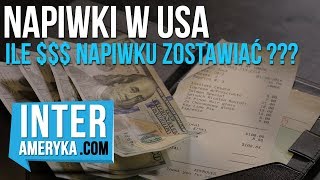 Napiwki w USA niski czy wysoki i komu dawać napiwek Mówię jak jest w USA [upl. by Aleuname]