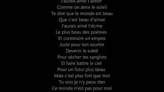 Saez  Jveux quon baise sur ma tombe lyrics [upl. by Ahiel]