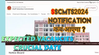 ssc ssc mts 2024 notification kab release hoga expected vacancy crucial date age exam date [upl. by Pejsach]