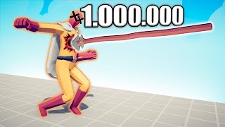 1000000 DAMAGE SPEAR THROWER vs UNITS  TABS  Totally Accurate Battle Simulator 2023 [upl. by Seaddon]