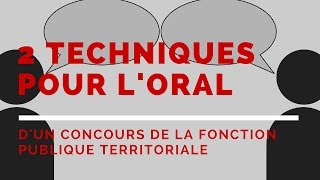 Les 2 techniques SECURISANTES pour présenter son exposé oral dun concours [upl. by Anahpos]