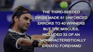 61 Unforced Errors Force Federer out of US Open [upl. by Claudius]