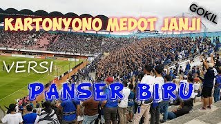 GOKIL  Kartonyono Versi Panser Biru  PSIS vs PSS SLEMAN [upl. by Noraj]