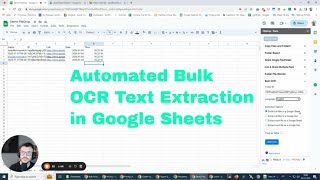 How to do Invoice OCR Text Extraction in Bulk in Google Sheets [upl. by Ddat9]