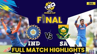 IND Vs SA Highlights Full Match Team India Become Champions I T20 World Cup 2024 Final Highlights [upl. by Nalyorf]