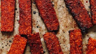 Easy Tempeh Bacon  Minimalist Baker Recipes [upl. by Kathy]