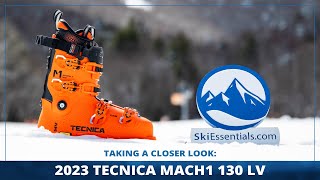 2023 Tecnica Mach1 130 LV Ski Boots Short Review with SkiEssentialscom [upl. by Etnuahc712]