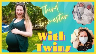 THIRD TRIMESTER TWIN PREGNANCY UPDATE 👶👶 All I Wanted Healthy Full Term Twins Unexpected Symptoms [upl. by Elurd]