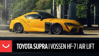 Toyota GR Supra  Vossen Hybrid Forged HF7 [upl. by Eelasor]