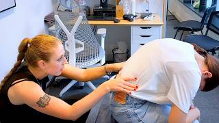 Chiropractic consultation with Cranial Nerve Exam at Hoxton Chiropractic Unintentional ASMR [upl. by Glori]