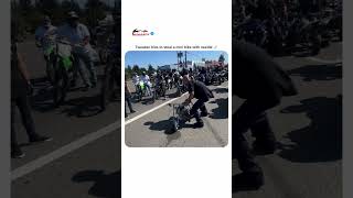 Tweaker tries to steal a mini bike with needle [upl. by Ziana]