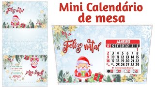 Como personalizar mini calendario de mesa 2022\Como personalizar mini calendário de mesa [upl. by Artinak813]