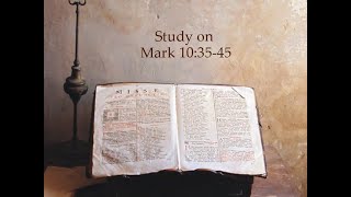 Lectionary Study on Mark 103545 [upl. by Al]