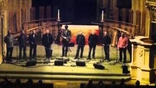 Port Isaac Fishermans Friends sing quotWhile Shepherds Watchquot in Wells Cathedral [upl. by Broddy]