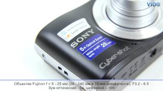 Обзор цифровой фотокамеры Sony Cyber Shot S5000 [upl. by Amandi]