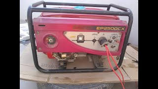 Honda GENERATOR EP2500 STARTING PROBLEM [upl. by Thora718]