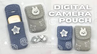 how to crochet a miffy amp star digicam pouch a beginnerintermediate tutorial [upl. by Gnirps978]