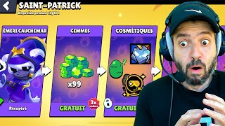 RÉCUPÈRE ces RÉCOMPENSES GRATUITES 🎁 🔥 brawl stars [upl. by Haelak139]