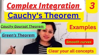 Cauchys Theorem proof  Examples Cauchy Goursat Theorem Greens Theorem Smooth curve [upl. by Zaremski562]