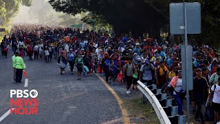 White House wants Mexico to make it harder for migrants to reach US border [upl. by Perkin217]