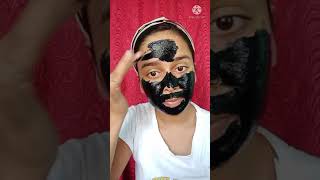 charcoal peel off mask✨so satisfying shorts peeloffmask [upl. by Notneiuq]