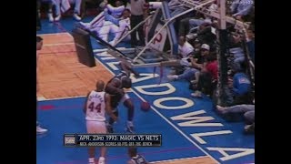 Shaquille ONeal Breaks the backboard [upl. by Dyal]