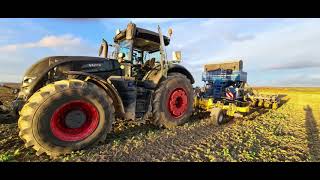 Grange LDT 6m with Köckerling Ultima 6m Pulled by Valtra S394 Roebroek Agrar Germany [upl. by Finzer732]