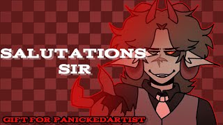 Salutations Sir  Animation meme Bday Gift [upl. by Kcirdes]