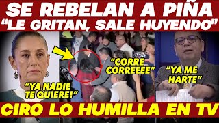 JUEVESAZO LO HUMILLA EN TV ¡AGACHO LA CABEZA SE REBELAN A PIÑA SUS TRABAJADORES LE GRITONEAN [upl. by Naig388]