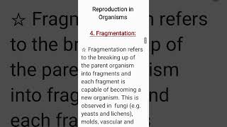 What is Fragmentation Class 12 Biology Chapter 1 [upl. by Assina]