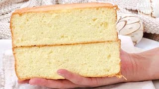 FLUFFY Vanilla Sponge Cake Recipe  The BEST Genoise Sponge Cake [upl. by Ssegrub]