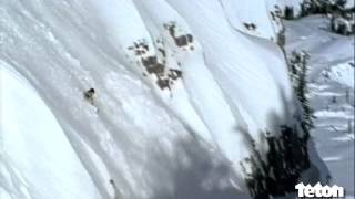 Slab Avalanche Takes Skier Over Big Cliff [upl. by Shelly]