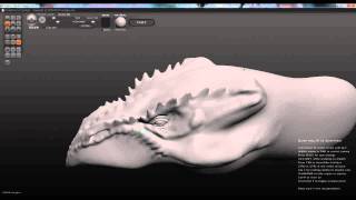 Dragon head with Sculptris [upl. by Asta160]