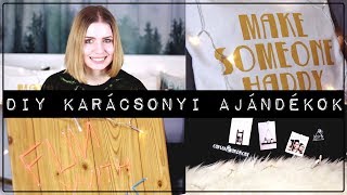 15 DIY karácsonyi ajándék 🎄 2017  HeyJulie [upl. by Anassor]