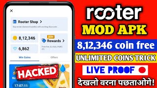 rooter app se coin kaise kamaye  rooter app unlimited trick  rooter mod apk unlimited coins [upl. by Anom]