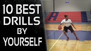 Top 10 Best Basketball Drills to Do By Yourself [upl. by Eerhs730]