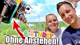 Mein Geburtstag im Holiday Park 🎉  Achterbahn fahren ohne zu warten  Vlog 245 [upl. by Krm113]