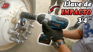 💥🔩 Llave de Impacto 34 quot GDS 18V 1050H de Bosch  ReNseñame La Herramienta 😉👌 [upl. by Yrak865]