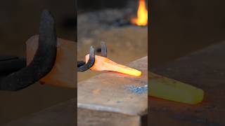 Diy small knife shorts knife blacksmith diy forge [upl. by Aihtiekal423]