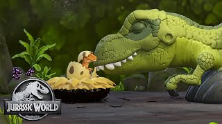 Going on a Jurassic Adventure  Jurassic World  Kids Adventure Show  Dinosaur Cartoons [upl. by Haelahk]