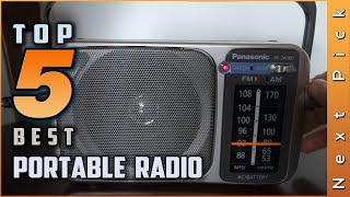 Top 5 Best Portable Radios Review in 2024 [upl. by Asilaj]