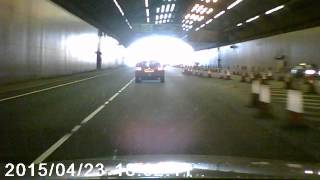 Drive Through Mersey Tunnel Kingsway  Lucky Escape Near Head On Collision [upl. by Anidan]