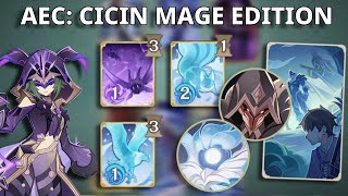 AEC New and Improved with the Electro Cicin Mage  Genshin TCG [upl. by Lesslie436]