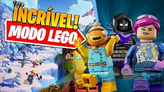 Minha PRIMEIRA Aventura em FORTNITE LEGO [upl. by Ariane558]